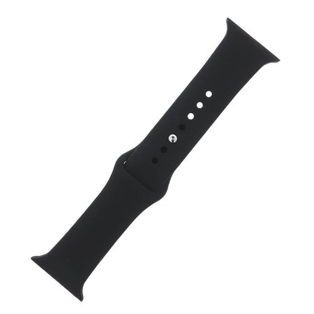 Pasek silikonowy M / L do Apple Watch 38 / 40 / 41mm czarny
