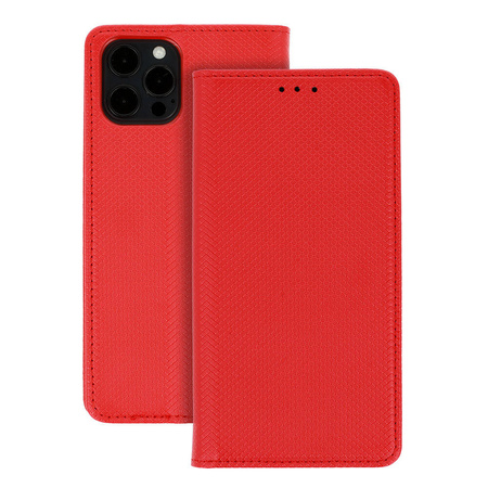 Etui Smart Magnet do iPhone 15 Pro 6,1" czerwone