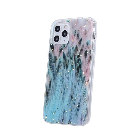 Nakładka Gold Glam do Samsung A02S Peacock