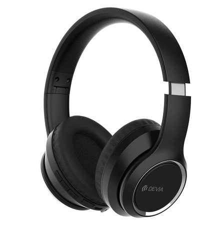 Devia słuchawki bluetooth Kintone nauszne czarne
