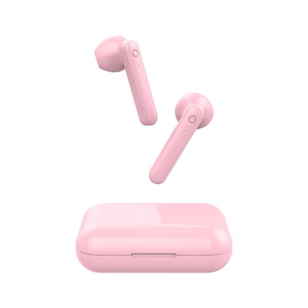 Forever słuchawki Bluetooth TWE-110 Earp z etui ładującym różowe
