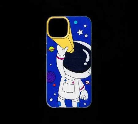 Etui iPhone 12/12 Pro Kosmos Astronauta Teleskop