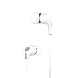 XO Słuchawki przewodowe EP4 jack 3,5mm białe