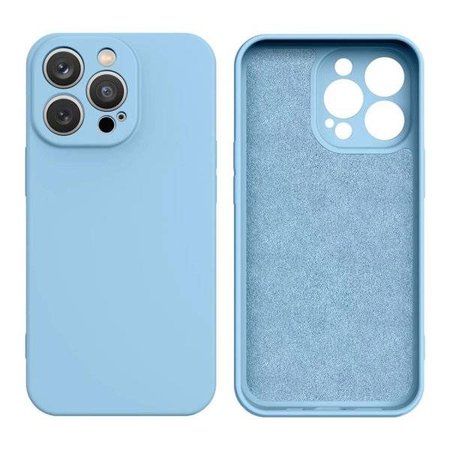 Nakładka Silicone do Samsung Galaxy S23 Ultra jasnoniebieska