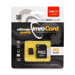 Karta Pamięci IMRO microSD 128GB z adapterem SD - KLASA 10 UHS