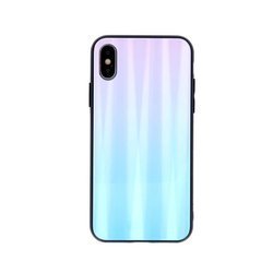 Nakładka Aurora Glass do Xiaomi Redmi 9 niebiesko różowy