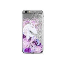 Nakładka Płynny Brokat Art Unicorn 006 Samsung M21 Srebrny