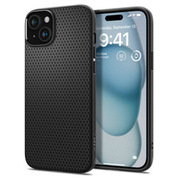 Spigen nakładka Liquid Air do iPhone 15 6,1" matowa czarna