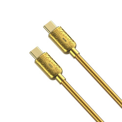 XO kabel NB-Q217B PD USB-C - USB-C 1,0m 60W złoty