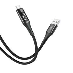 XO kabel NB162 USB - microUSB 1,0 m 2,4A czarny