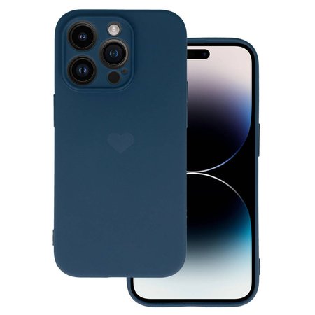  Vennus Silicone Heart Case do Iphone 12 wzór 1 granatowy
