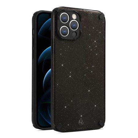 Armor Glitter Case Do Samsung Galaxy A02s Czarny