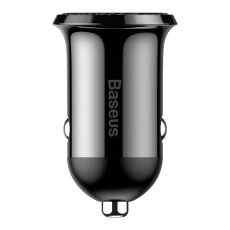 Baseus ładowarka samochodowa Grain Pro 2x USB 4,8A  czarna