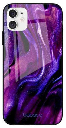 ETUI PREMIUM GLASS Babaco Abstrakt 020 Iphone 12 / 12 PRO Wielobarwny