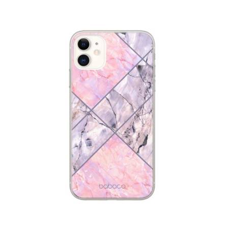 Etui Babaco TPU iPhone 11 marmur rózowy