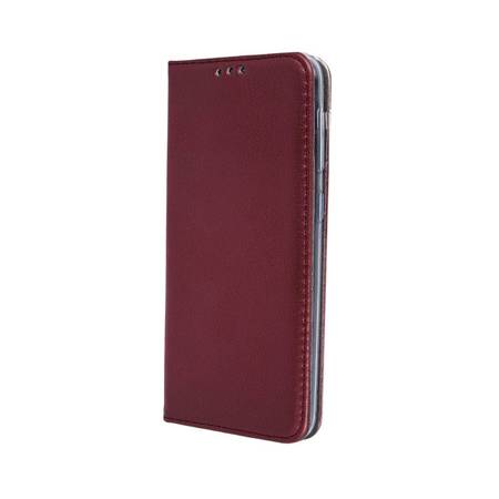 Etui Smart Magnetic do Samsung A22 5G burgundowy