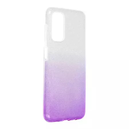 Futerał SHINING do SAMSUNG Galaxy A13 5G / A04S transparent/fiolet