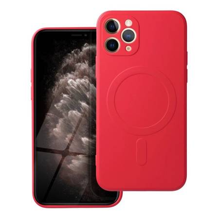 Futerał Silicone Mag Cover do IPHONE 11 Pro czerwony