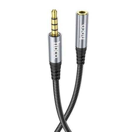 HOCO kabel AUX Audio Jack 3,5mm męski na żeński UPA20 1m czarny