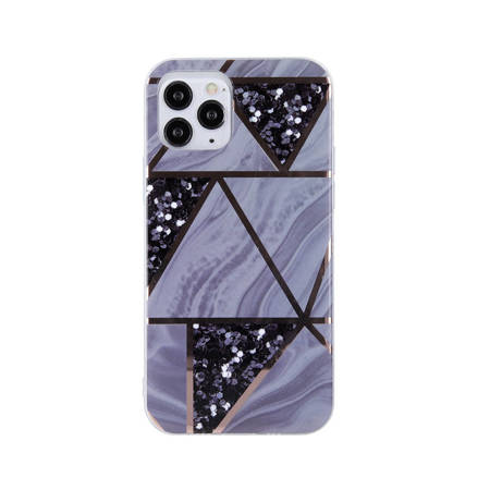 Nakładka Geometric Marmur do Xiaomi Redmi 9T grafitowa