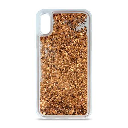 Nakładka Liquid Sparkle TPU do iPhone 13 Pro 6,1" złota