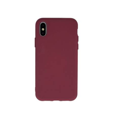 Nakładka Silicon do Oppo Reno 5 Pro 5G burgundowa