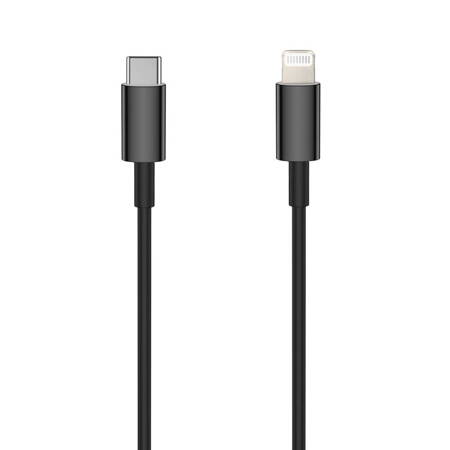 Setty kabel USB-C - Lightning 1,0 m 3A czarny