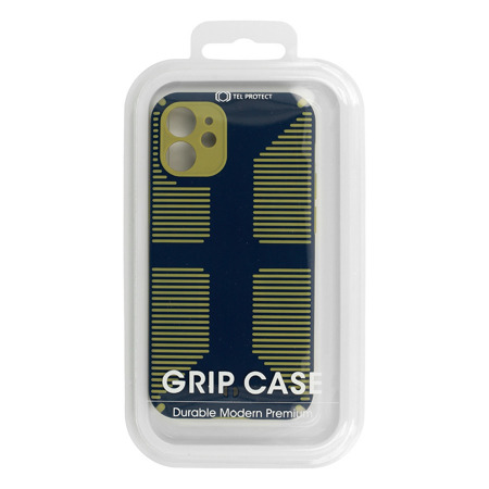 TEL PROTECT GRIP CASE DO IPHONE 12 PRO MAX GRANATOWY