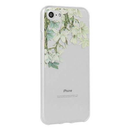 Telone Floral Etui Silikon Sam G950 Galaxy S8 Jasmine