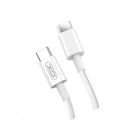 XO kabel NB124 PD USB-C - USB-C 1,0 m 40W biały