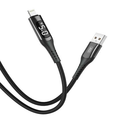 XO kabel NB162 USB - Lightning 1,0 m 2,4A czarny